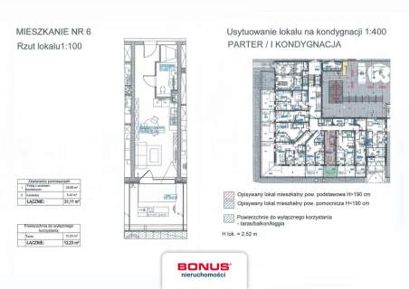 Mieszkanie na sprzedaż, 31,11 m2, Świnoujście