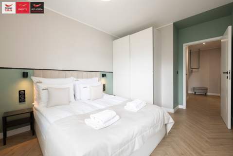 Angielska Grobla Wyspa Spichrzów balkon