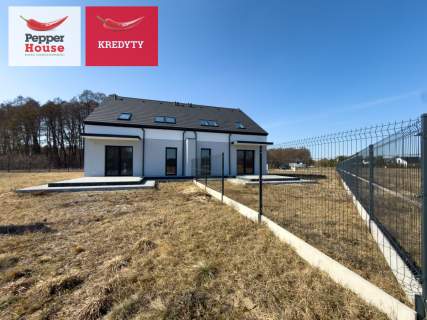Nowoczesny bliźniak 140 m2 Przyłęki Działka 700m2