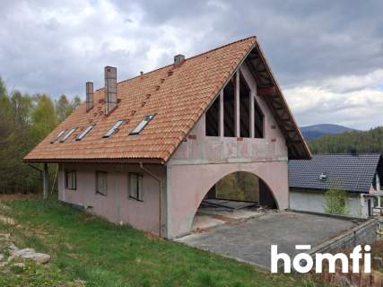 DOM Z WIDOKIEM NA GÓRY Z DZIAŁKĄ 3373 m2 BRENNA