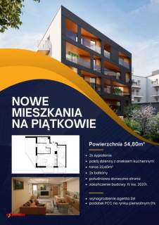 Nowość 3-pokojowe z tarasem i 2x balkonami
