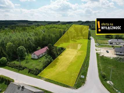 DZIAŁKA BUDOWLANA PRZY LESIE ZE STAWEM 6100 m2