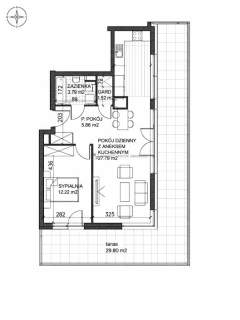 2 pokoje Tarnogaj Taras 30m2 Najwyższe piętro