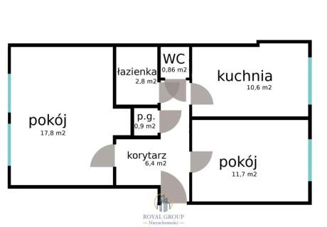 Mieszkanie na pierwszym piętrze