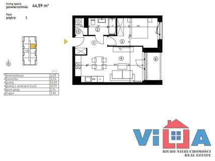 2-POKOJOWE MIESZKANIE W APARTAMENTOWCU