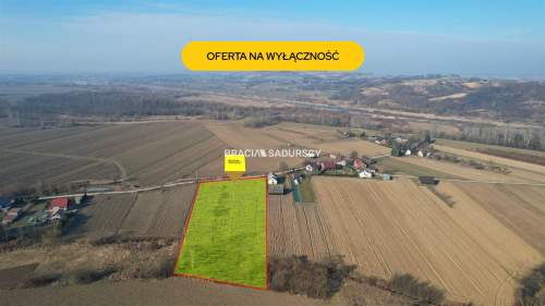 Popędzyna działka z możliwośćią uzyskania WZ