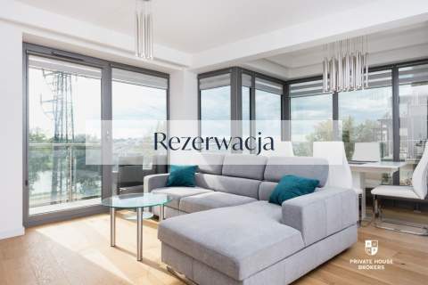 Apartament z widokiem na Wisłę 73m2 Wiślane Tarasy
