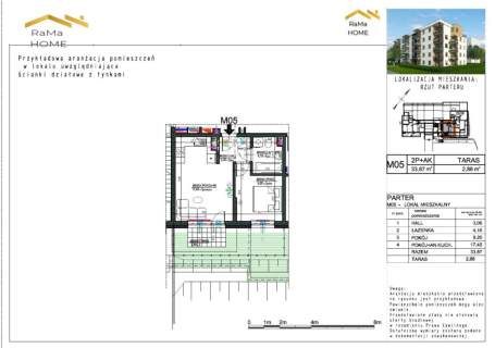 GOTOWE DO ODBIORU 2 pokoje Taras Piaski Nowe 