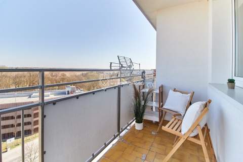Wynajem 2 pokoje duży balkon z widokiem winda