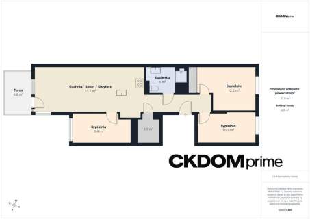 76 m2 z klimatem i prywatnym tarasem Kielce