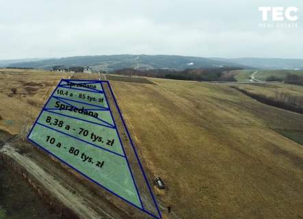 Działki z WZ od 70 tys. zł w pobliżu Pruchnika