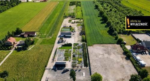 Działka inwestycyjna 2,41 ha przy DK74