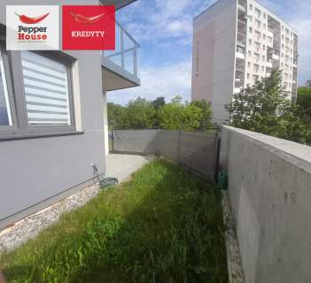 Studio z oddzielną kuchnią sypialnią i ogródkiem