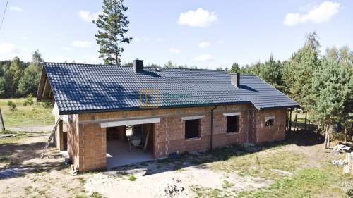 Dom przy lesie, Rakszawa, 116m2 plus garaż w bryle
