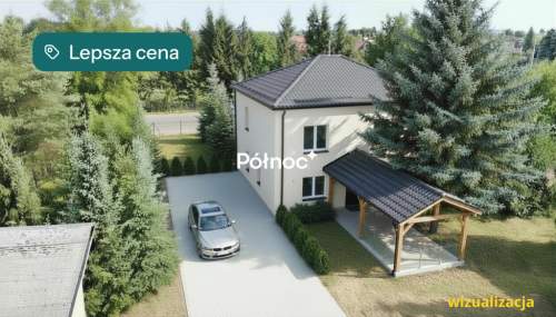 Dom z dwoma mieszkaniami. Duża działka 0,25 ha