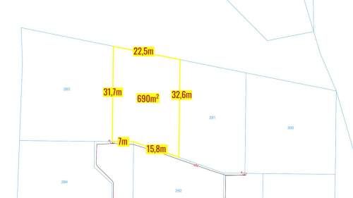 Działka budowlana otoczona lasem Koszęcin 690m2