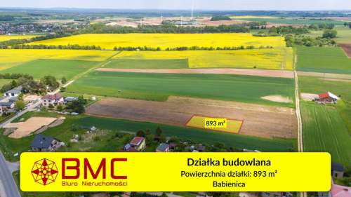 Działka budowlana Babienica 893m2