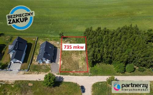 Działka w Leźnie, blisko Gdańska 