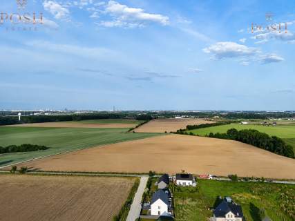 Kębłowice działka pod dom narożna 1161 m
