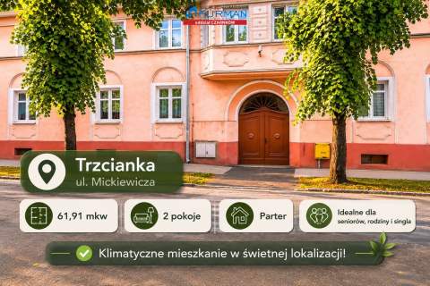 Mieszkanie na sprzedaż, 61,91 m2, Trzcianka
