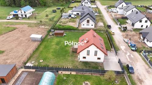 Przykopka gm. Ełk, nowy i nowoczesny dom z garażem