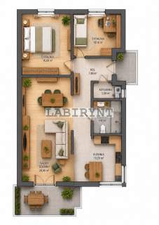 Kruszyna, 83m2, działka 1002m2, media w domu
