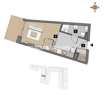 Dostępne mieszkania od 25m2 do 63m2.