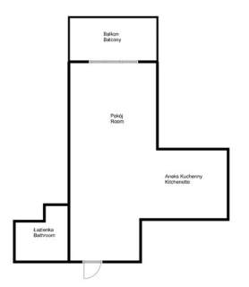 PRZESTRONNA KAWALERKA W APARTAMENTOWCU