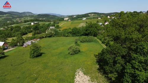 Widokowa działka z WZ   południowy stok, panorama