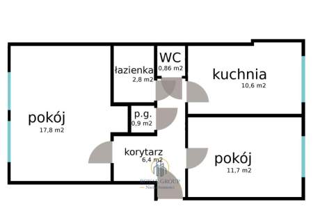 Mieszkanie na pierwszym piętrze