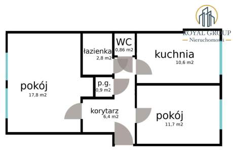 Mieszkanie na pierwszym piętrze