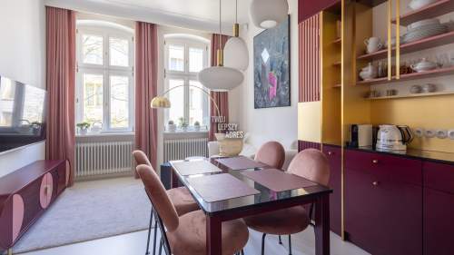 Designerskie mieszkanie z widokiem na zieleń