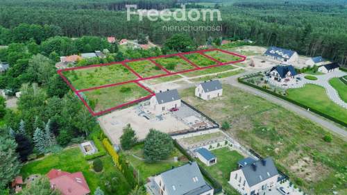 Działka budowlana 1380 m z mediami - Jeziorki