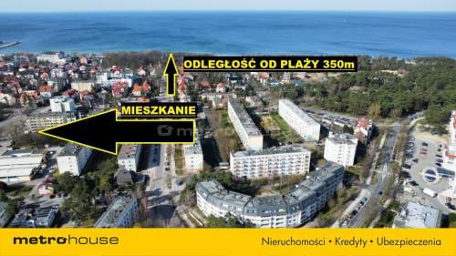 2 POKOJE, PARTER, 350 metrów OD MORZA. OKAZJA