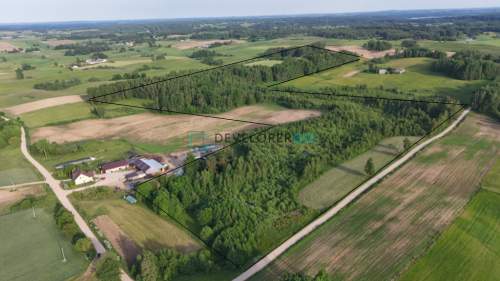 Działka 13,12 ha Użmauda gm Wiżajny