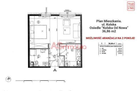 Mieszkanie, 37 m2, 1-2 pokoje, Warszawa Wola