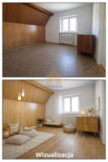 52 m2/do własnej aranżacji/ogródek/parking/strych