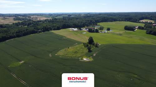 Duża działka 5858 m2 z WZ na Warmii gm. Kolno