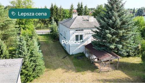 Dom z dwoma mieszkaniami. Duża działka 0,25 ha