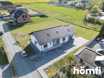 NOWY DOM PARTEROWY Z OGRODEM I GARAŻEM