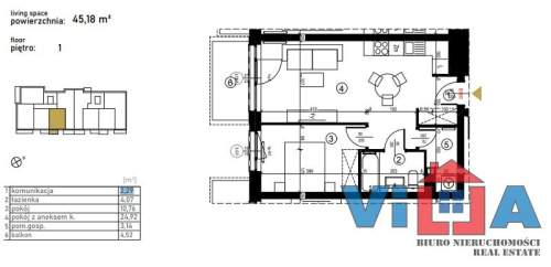 2-POKOJOWE MIESZKANIE W APARTAMENTOWCU 