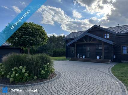 Jedyny taki dom jednorodzinny z bala drewnianego w Polsce, 176m2,