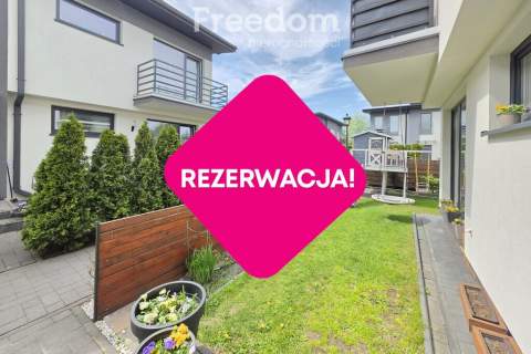 Nowoczesny segment z ogródkiem kameralne osiedle