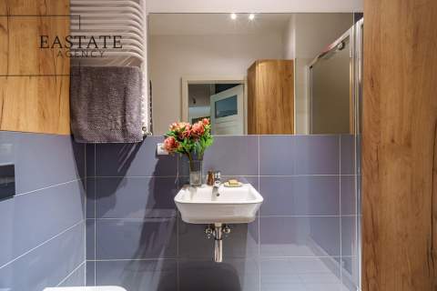 Apartament z ogrodem i garażem na zamkniętym osied