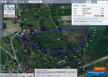 Działka rolna 6,5 ha - grunty orne Arkadia ok Nieborowa 0 % prowizji