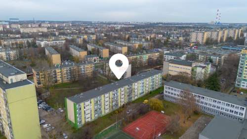 2 pokoje,37,7 m2, parter, pełne wyposażenie, Chojny-Dąbrowa