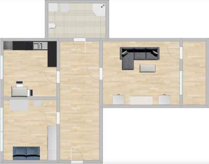 Mieszkanie 2 pokojowe, balkon - Farna 2A, Batory