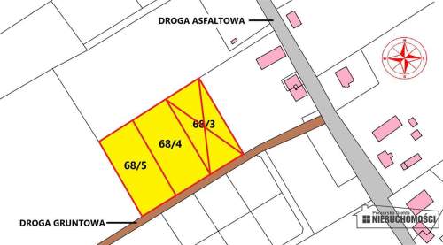 Duże działki budowlane - Nowy Chwalim gm. Barwice.