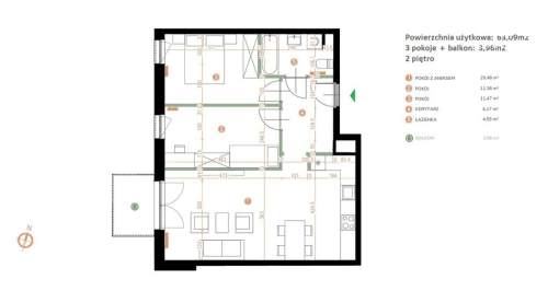 Nowe 3 pokoje balkon garaż Zabłocie
