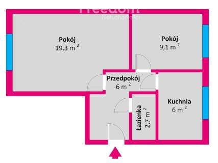 Mieszkanie 2 pokoje Rzeszów ul. Broniewskiego